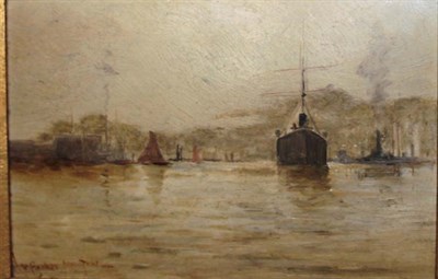 Lot 54 - Parker Newton American, d. 1928 Cloudy Day at...