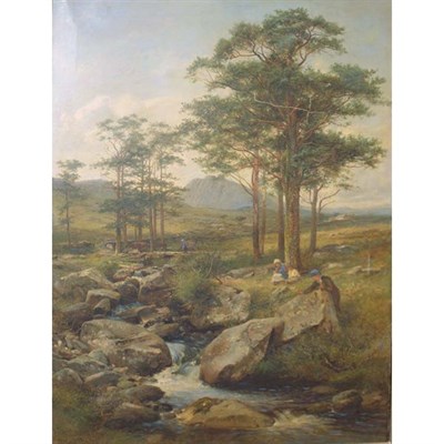 Lot 45 - David Bates British, 1840-1921 A View of Mount...