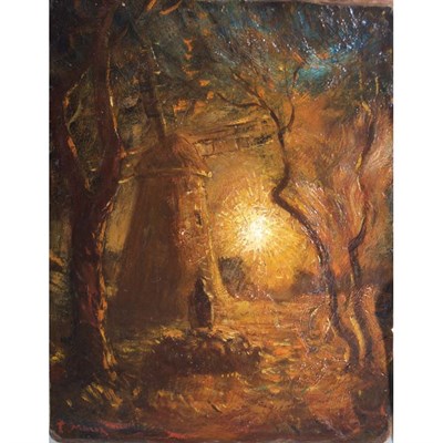 Lot 65 - Attributed to Addison T. Millar Nocturne with...