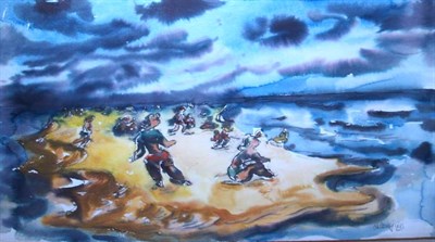 Lot 46 - Chaim Gross American, 1904-1991 (i) The Storm -...