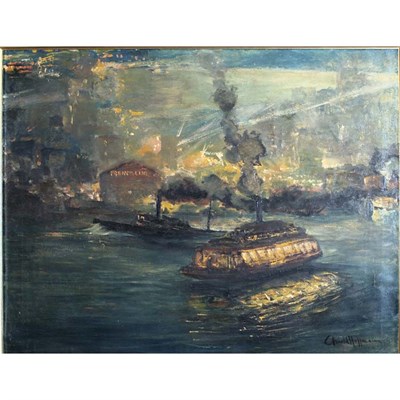 Lot 49 - Arnold Hoffmann American, 1886-1966 A Ferry...