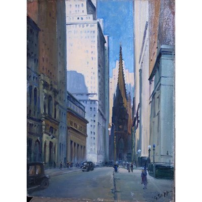 Lot 85 - George Sepp American, 1884-1958 Old Trinity...