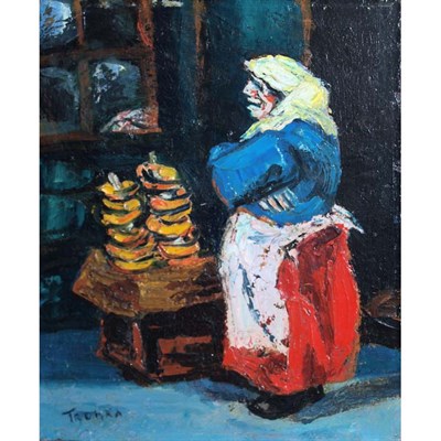 Lot 90 - Abraham Tromka American, 1890-1954 Pretzel...