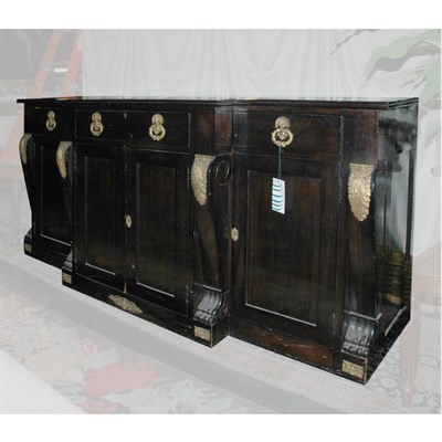 Lot 416 - Regency Style Gilt-Bronze Mounted Rosewood...