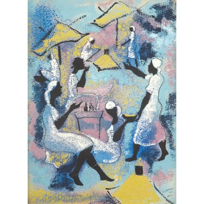 Lot 43 - Luckner Lazard Haitian, b. 1928 Celebration...