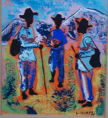 Lot 44 - Luckner Lazard Haitian, b. 1928 (i) Three...