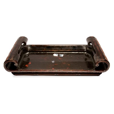 Lot 77 - Chinese Guri Lacquer Scholar's Table Late Ming...
