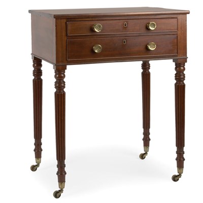 Lot 247 - Regency Mahogany Work Table 19th Century With...