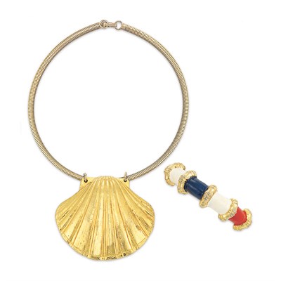 Lot 318 - Mimi di N Necklace and Bangle 1972 and 1973...