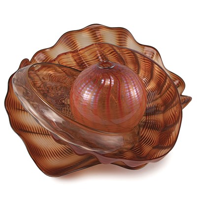 Lot 209 - Dale Chihuly American, b. 1941 Sienna Red...