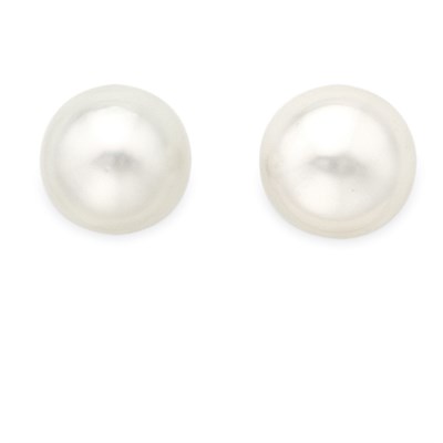 Lot 145 - Pair of Cultured Pearl Earrings