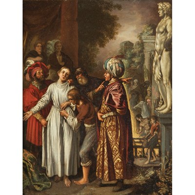 Lot 48 - School of Adam Elsheimer Martyrdom of Saint...
