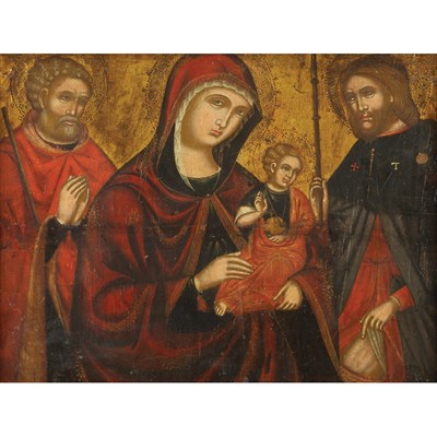 Lot 22 - Italo-Byzantine School The Holy Family with...