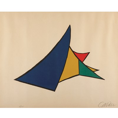 Lot 374 - Alexander Calder COMPOSITION Color lithograph,...