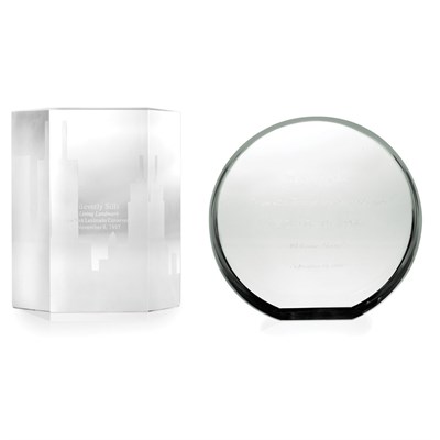 Lot 370 - [SILLS, BEVERLY] Two crystal presentation...