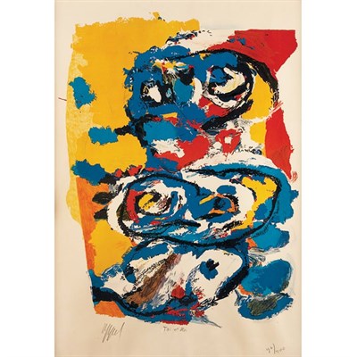 Lot 362 - Karel Appel (1921-2006) TOI ET MOI Color...