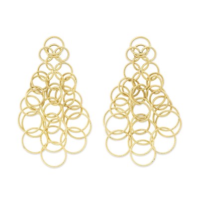Lot 338 - Pair of Gold Pendant-Earrings, Buccellati