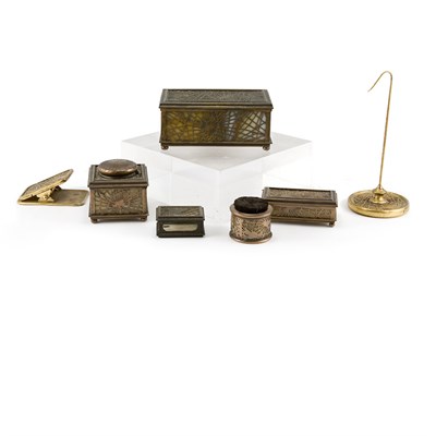 Lot 284 - Assembled Group of Tiffany Studios Gilt and...