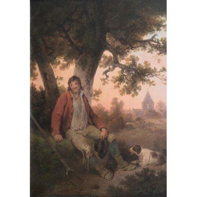 Lot 93 - Circle of George Morland Rest Beside the Road...