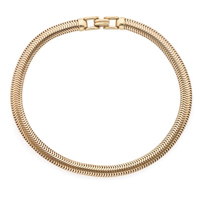 Lot 95 - Gold Snake Chain Necklace, Tiffany & Co.