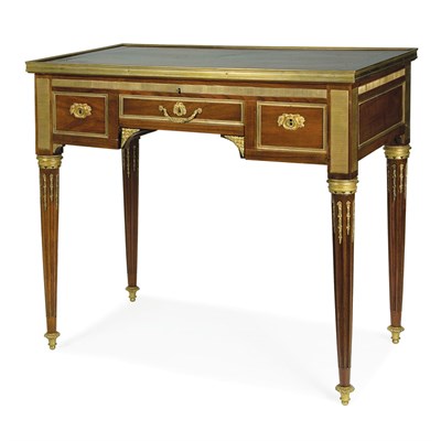 Lot 315 - Louis XVI Style Gilt-Bronze Mounted Mahogany...