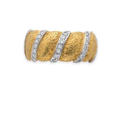 Lot 257 - Gold and Diamond Band Ring, Gianmaria Buccellati
