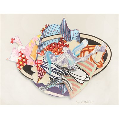 Lot 514 - Frank Stella (b. 1936) AIOLIO Color lithograph,...
