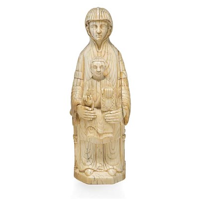 Lot 151 - Continental Ivory Figural Group Probably...