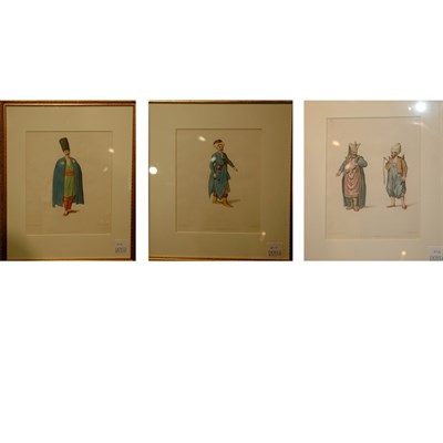 Lot 87 - After Octavien Dalvimart [COSTUME STUDIES] Six...