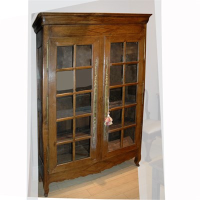 Lot 560 - Provincial Louis XV Style Oak Bibliotheque...