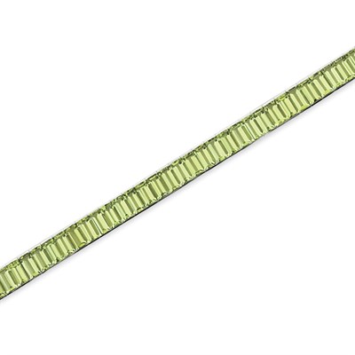 Lot 43 - Peridot Straightline Bracelet