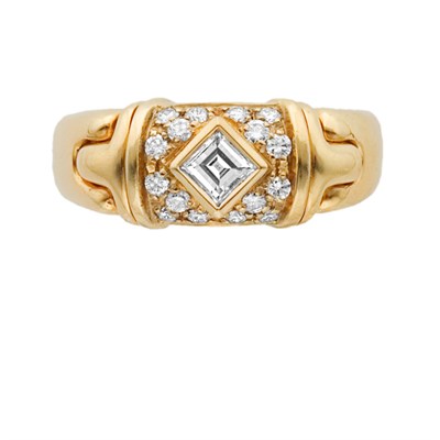 Lot 277 - Gold and Diamond Ring, Bulgari