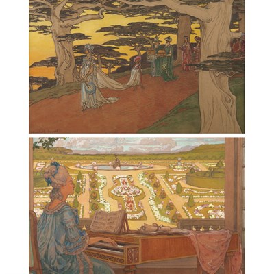 Lot 11 - Elisabeth Sonrel French, 1879-1953 Garden...