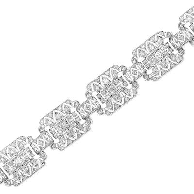Lot 526 - Diamond Bracelet