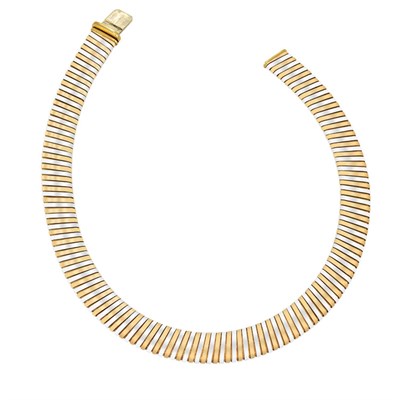 Lot 158 - Two-Color Gold Necklace, Bulgari