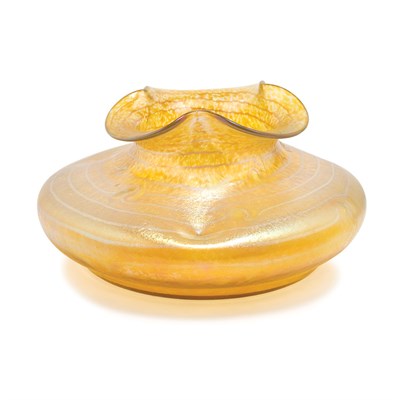 Lot 305 - Loetz Glass Vase Circa 1900 Of squat globular...