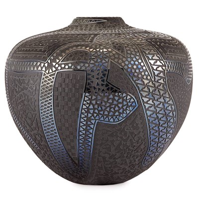 Lot 181 - Dick Huss American, b. 1946 Pueblo Style Acid...