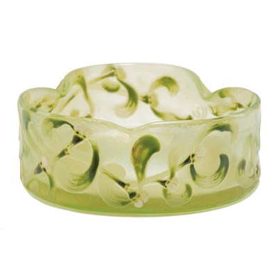 Lot 377 - Galle Acid Etched and Enameled Cameo Glass...