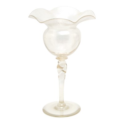 Lot 290 - Carder Steuben Verre de Soie Glass Vase Shape...