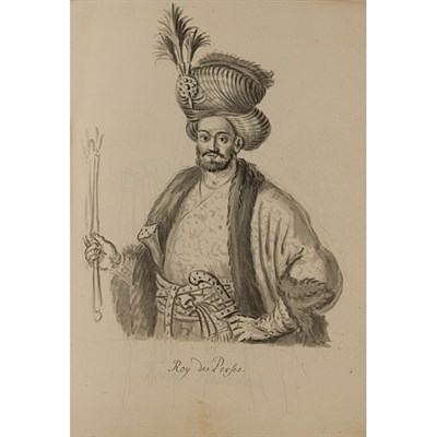 Lot 273 - [TURKEY] An album of pen and ink drawings,...