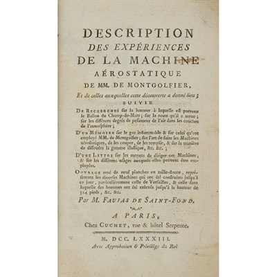 Lot 290 - FAUJAS DE SAINT-FOND, BARTHELEMY Description...