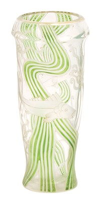 Lot 307 - Austrian Art Nouveau Wheel Engraved and...