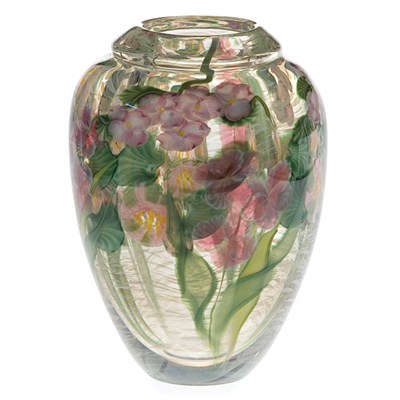 Lot 186 - Daniel Salazar Glass Paperweight Vase, model...
