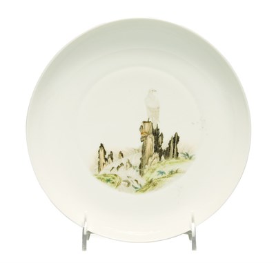 Lot 193 - Chinese Enameled Porcelain Dish 18th Century...