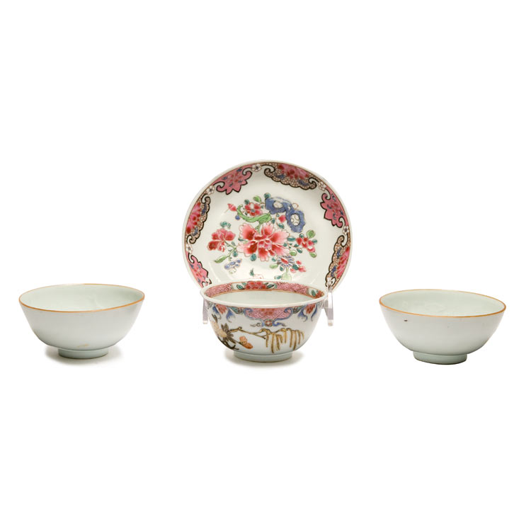 Lot 58 - Pair of Chinese Celadon Glazed Porcelain Bowls...