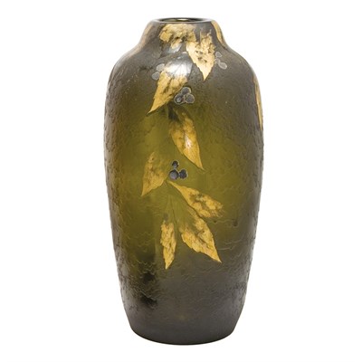 Lot 373 - Legras Acid Etched, Gilt and Enameled Glass...