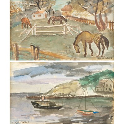 Lot 18 - Adolf Gottlieb American, 1903-1974 Boats and...