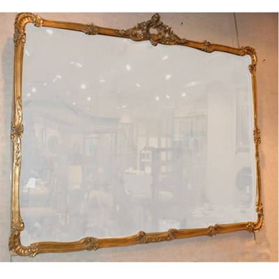 Lot 365 - Rococo Style Gilt-Wood Mirror Height 41 inches,...