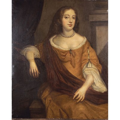 Lot 86 - School of Sir Peter Lely 17th Century Portrait...