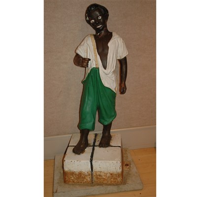 Lot 394 - Hitching Post in the Form of a Young Man...